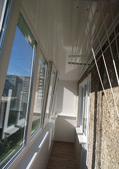 Остекление углового балкона в доме I-515/9М - фото 2